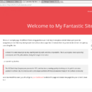 The default font color in this theme is grey, which is hard to read against a white background. In this photo, we changed the font color to black to improve readability.