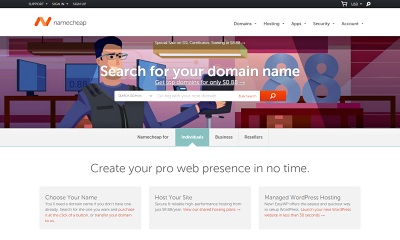 Namecheap Domain & SSL registration